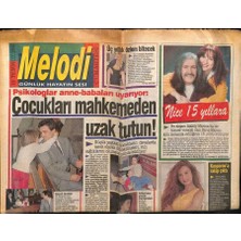 Gökçe Koleksiyon Sabah Gazetesi Melodi Eki 18 Temmuz 1992 - 2000LI Yılların Cumhurbaşkanı Adayı Barış Manço   GZ61989