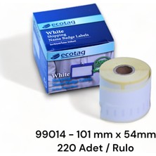 Ecotag Dymo Muadili Lw Etiket 101 mm x 54 mm - 220 Adet