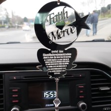 Olur O Zaman Kişiye Özel Ay Yıldız  Araba Süsü Pleksi Dikiz Aynası Süsü