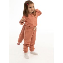 Little Gusto Bürümcük Kapitone Eşofman Bebek Pembe