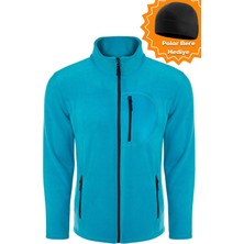 Ghassy Co. Ghassy Co.Erkek Pro Rüzgar Geçirmez 5 Cepli Outdoor Tam Fermuarlı Polar Ceket TMFR869866001