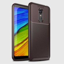 Grabono Xiaomi Redmi 5 Plus Kılıf Karbon Görünümlü Ultra Ince ve Dayanıklı Silikon Kapak