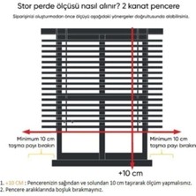 Kidmex Krem Geniş Plise Zebra Stor Güneşlik Perde