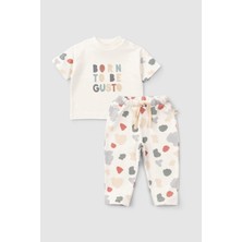 Little Gusto Organik Pamuk Bebek Takımı Born To Be Gusto