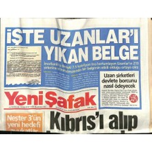 Gökçe Koleksiyon Yeni Şafak Gazetesi 16 Şubat 2004 - Işte Uzanları Yıkan Belge  GZ65079