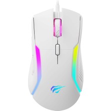 Havit Gamenote MS1033 Rgb Beyaz Gaming Makrolu Oyuncu Mouse 8000DPI