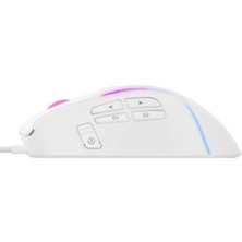 Havit Gamenote MS1033 Rgb Beyaz Gaming Makrolu Oyuncu Mouse 8000DPI