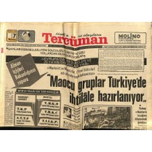 Gökçe Koleksiyon Tercüman Gazetesi 7 Haziran 1976 - Amerikada Baraj Patladı , Yüzlerce Insan Öldü  GZ65906