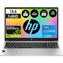 Hp 250 G10 Intel Core I5 1335U 32GB 512SSD Nvıdıa Geforce MX550 2gb 15.6" Fullhd Freedos Klavye Işıklı Taşınabilir Bilgisayar 8A539EA Snertech Çanta Hediye