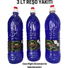 Coco Night Reşo Mangal, soba ve şömine Tutuşturucu jel yakıt 3 Litre