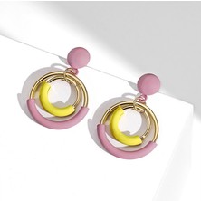 Pembe Moda Sade Küpeler, Zarif Yaratıcı Küpeler (Yurt Dışından)