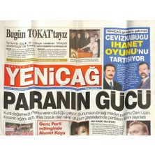 Gökçe Koleksiyon Yeniçağ Gazetesi 28 Eylül 2002 - Gülben Ergen Parti Mitinginde Ahmet Kaya Şarkıları Okudu   GZ70224
