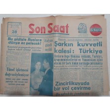 Gökçe Koleksiyon Son Saat Gazetesi 28 Kasım 1948 - Şarkın Kuvvetli Kalesi Türkiye  GZ71625