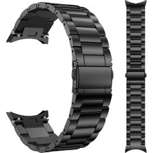 34center Samsung Galaxy Watch 5 Serisi (44 Mm) Uyumlu Paslanmaz Çelik Kordon