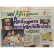 Gökçe Koleksiyon Milliyet Gazetesi  Yaşam Eki 18 Mart 1990 - Andropozu Geciktirebilirsiniz  GZ75077