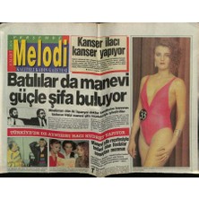 Gökçe Koleksiyon Sabah Gazetesi Melodi Eki 8 Mart 1990 - Füsun Önalda Kabareci Oldu  GZ75254
