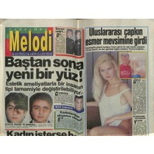 Gökçe Koleksiyon Sabah Gazetesi Melodi Eki 7 Mart 1990 - Azize Gencebay Sahnelere Dönecek  GZ75255