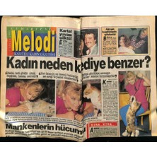 Gökçe Koleksiyon Sabah Gazetesi Melodi Eki 7 Nisan 1990 - Kadın Neden Kediye Benzer  GZ75274