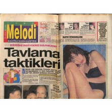 Gökçe Koleksiyon Sabah Gazetesi Melodi Eki 28 Aralık 1990 - Tülin Dümenler,korkuyorum  GZ75290