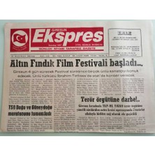 Gökçe Koleksiyon Giresun Ekspres Gazetesi 10 Haziran 2003 Altın Fındık Film Festivali Başladı -GZ33345