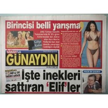 Gökçe Koleksiyon Sabah Günaydın Gazetesi 26 Mart 2002 Deniz Akkaya Ben Adice Reklam Yapmam -GZ37070