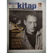 Gökçe Koleksiyon Radikal Gazetesi Kitap Eki 15 Kasım 2002 Veliefendinin  Romanı -GZ37114