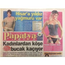 Gökçe Koleksiyon Takvim Gazetesi Papatya Eki 1 Temmuz 2001 - Nejat Işler Kadınlardan Köşe Bucak Kaçıyor   GZ35370