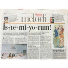 Gökçe Koleksiyon Sabah Gazetesi Melodi Eki 25 Ağustos  1997-CINSEL Tacizin Tanımı ve Iş Dünyasına Yansıması  GZ36697