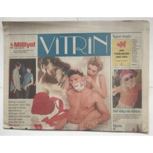 Gökçe Koleksiyon Milliyet Gazetesi Vitrin Eki 7 Şubat 1998 - Cemil Ipekçi Nereden Giyiniyor ? GZ3724