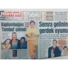 Gökçe Koleksiyon Hürriyet Gazetesi 19 Ağustos 2003 - Beslenme Kadın Sağlığının Temeli  GZ46676