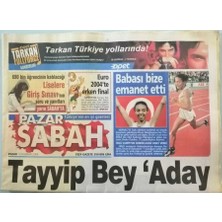 Gökçe Koleksiyon Sabah Pazar Gazetesi 13 Haziran 2004 Deniz Baykal Deplilerle Buluştu - GZ44907