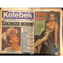Gökçe Koleksiyon Hürriyet Gazetesi Kelebek Eki 14 Aralık 1990 - Emel Sayın En Güzel Örnek  GZ75825