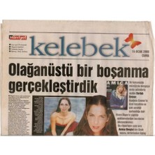 Gökçe Koleksiyon Hürriyet Gazetesi Kelebek Eki 14 Ocak 2000 - Hollywoodun Hapis Kuşları GZ48027