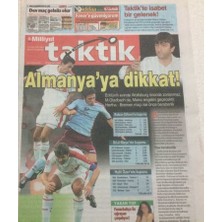Gökçe Koleksiyon Milliyet Gazetesi Süper Taktik Eki 30 Eylül 2005 - Almanyaya Dikkat    GZ47112