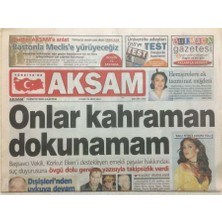 Gökçe Koleksiyon Akşam Gazetesi  14 Mayıs 2002 - Şaronu Içten Vurdular   GZ47986
