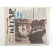 Gökçe Koleksiyon Cumhuriyet Gazetesi Kitap Eki 15 Haziran 1995 - Yazarlığın 50. Yılında Erhan Bener   GZ51206