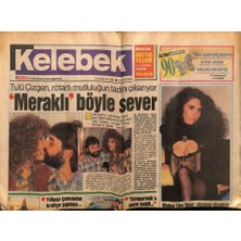 Gökçe Koleksiyon Hürriyet Gazetesi Kelebek Eki 24 Aralık 1990 - Tulu Çizgen Mutluluğun Tadını Çıkartıyor  GZ75683
