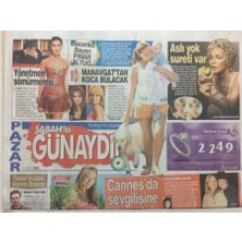 Gökçe Koleksiyon Sabah Gazetesi Günaydın Eki 31 Mayıs 2009 - Tarkan Kendini Klonladı,rihanna Da  Mahkemeye Çıkacak  GZ35798