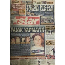 Gökçe Koleksiyon Star Gazetesi 19 Temmuz 2005-TERÖR Hikaye Turizm Şahane GZ45499