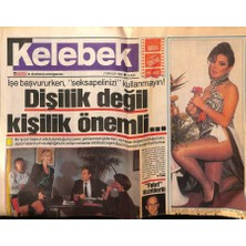 Gökçe Koleksiyon Hürriyet Gazetesi Kelebek Eki 7 Aralık 1990 - Neşe Aksoy,her Yol Ankara  GZ75721
