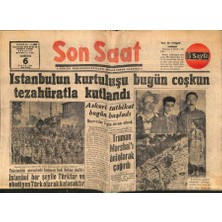 Gökçe Koleksiyon Son Saat Gazetesi 6 Ekim 1948 - Truman Marshalı Acilen Çağırdı  GZ71372