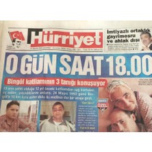 Gökçe Koleksiyon Hürriyet Gazetesi 31 Ağustos 2005 -Bingöl Katliamının 3 Tanığı Konuşuyor     GZ45109