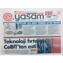 Gökçe Koleksiyon Hürriyet Gazetesi Yaşam Eki 30 Mart 2007 - Teknoloji Rüzgarı Cebitte Esti    GZ43365