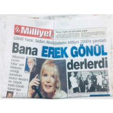 Gökçe Koleksiyon Sabah Gazetesi 2000 Eki 25 Nisan 2000 - Gönül Yazar,bana Erkek Gönül Derlerdi    GZ42587