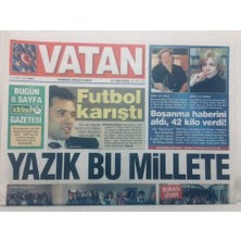 Gökçe Koleksiyon Vatan Gazetesi  - 22 Şubat 2005 - Devler Hakkari Için Aynı Sahnede Buluştu     GZ46742