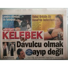 Gökçe Koleksiyon Hürriyet Gazetesi Kelebek Eki 21 Nisan 2004 Hasan Celal Güzele Dava Açacağım  - GZ44122