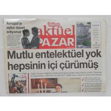Gökçe Koleksiyon Sabah Gazetesi Pazar Eki  26 Aralık 2004 - Hülya Avşar  Bütün Entelektüelllerin Içi Çürümüş. - GZ45859