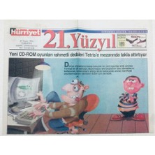 Gökçe Koleksiyon Hürriyet Gazetesi 21. Yüzyıl Eki - 27 Nisan 1996 - Oyunlar Çağ Atladı    GZ46405