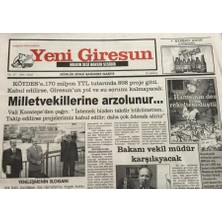 Gökçe Koleksiyon Yeni Giresun Gazetesi 1 Şubat 2006-FINDIĞI Ab Ülkeleri Tüketiyor    GZ45563