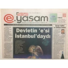 Gökçe Koleksiyon Hürriyet Gazetesi Yaşam Eki 26 Eylül 2003 - Devletin Esi Istanbuldaydı  GZ32947